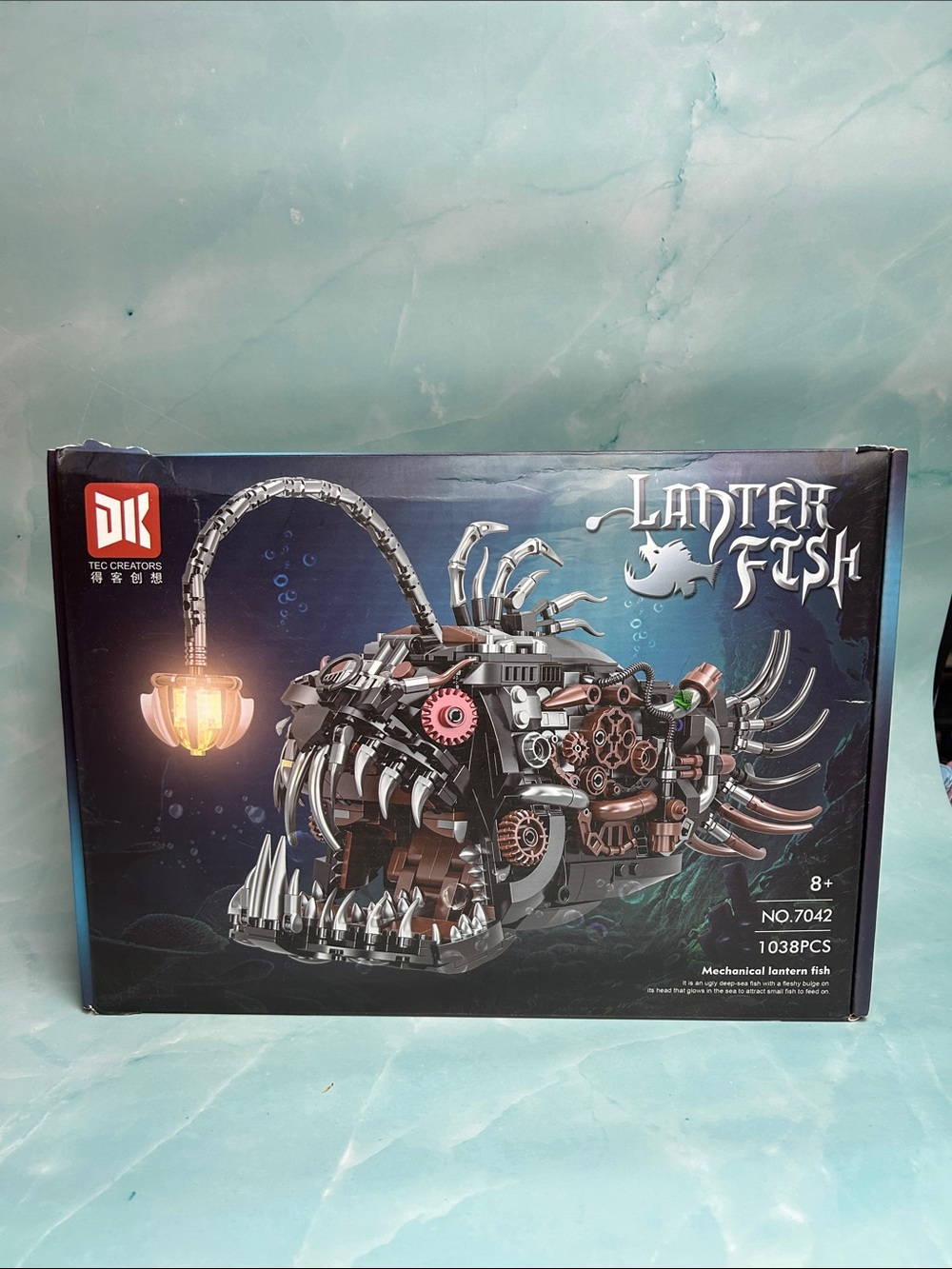 Lantern Fish Mechanical Building Set - DK tec creator Construction Blocks
